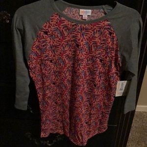 3/4 Lula Roe Randy shirt.